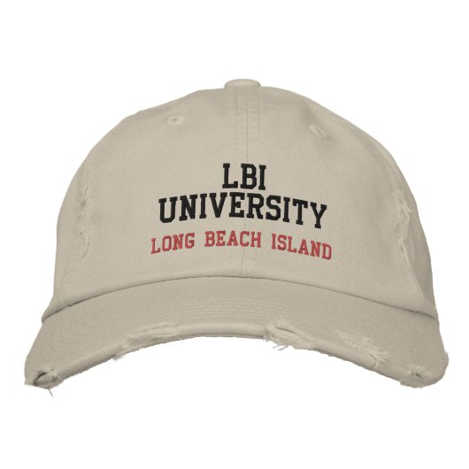 LBI UNIVERSITY (REG TRADEMARK) CASQUETTE LBI APPAR (Devant)