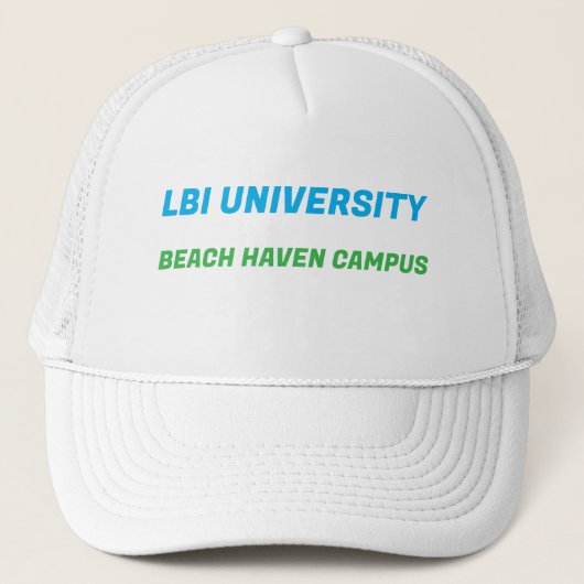 LBI UNIVERSITY TRADEMARKED CASQUETTE (Devant)