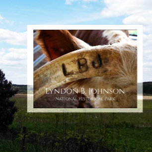 LBJ Horn Brand, Lyndon B. Johnson NHP Briefkaart