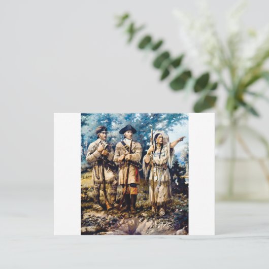 LC en reis Briefkaart (Staand voorkant)