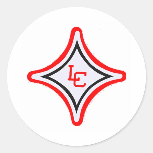 LC-ster op 1,5-inch etiket (Voorkant)