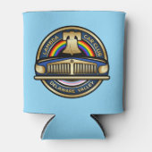 LCCI del Val Can Coozy (lichtblauw) Blikjeskoeler (Voorkant)