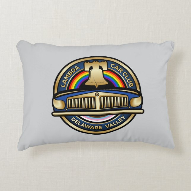 LCCI DelVal Sierkussen (grijs) Accent Kussen (Voorkant)