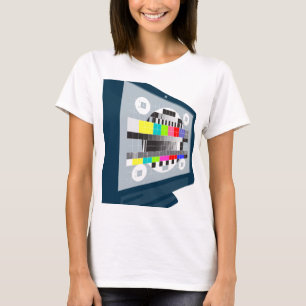 LCD-tv-televisie-testpatroon T-shirt