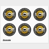 LCE Sticker (goud) (Vel)