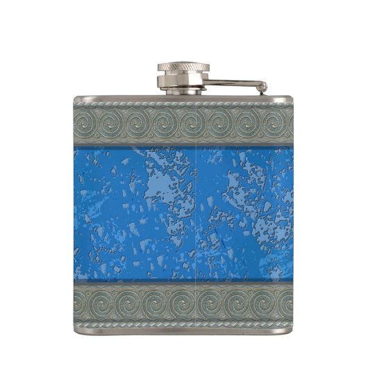 L'Chaim in het Hebreeuws Heupfles (Achterkant)