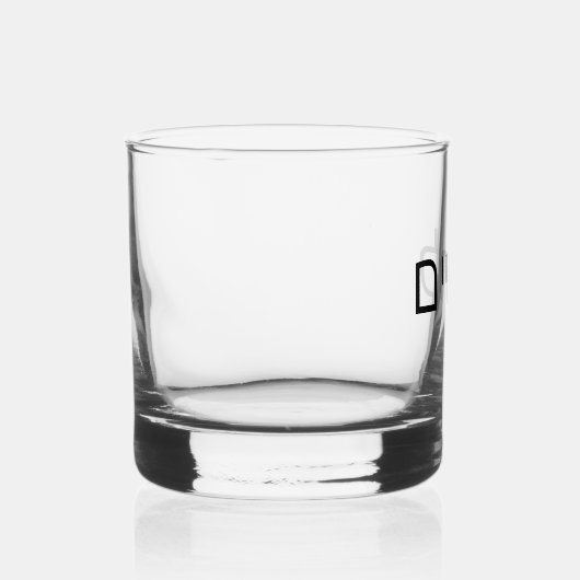 L'chaim - Lechaim Joods gejuich in Hebreeuwse symb Whisky Glas (Rechts)