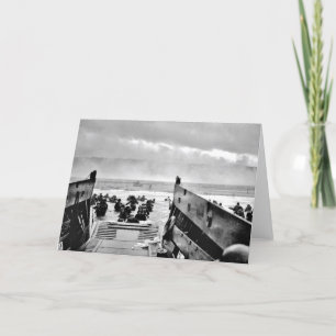 LCI's soldaten die Ashore draaien Kaart