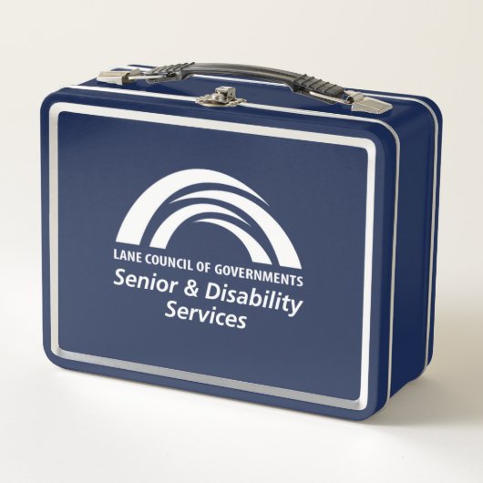 LCOG Senior & Disability Services Metalen Lunchbox (Voorkant)