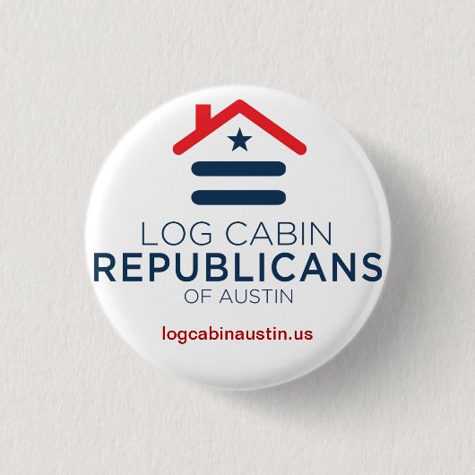 LCR Austin Round Button - Nieuwe Logo (Voorkant)