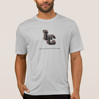 LCS - Mannen Sport-Tek Logo T-Shirt - Grijs
