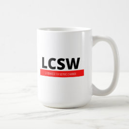 LCSW (rood) Koffiemok