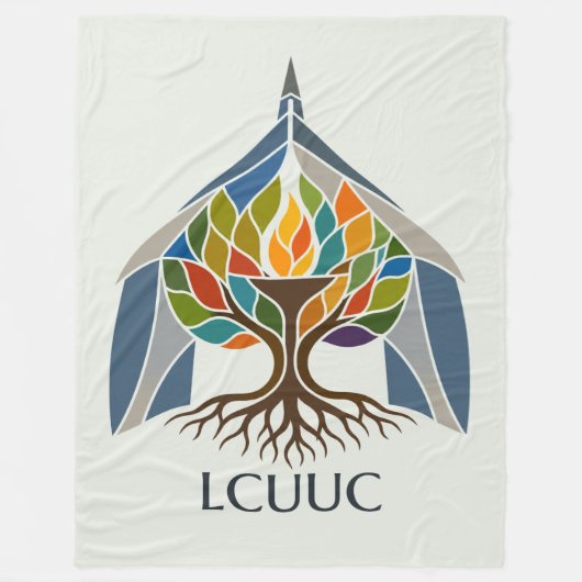 LCUUC Gemeenschapskelch Fleece Deken (Voorkant)