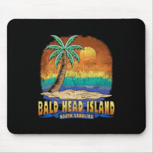 Ld Head Island North Carolina Antieke Afgedragen Muismat