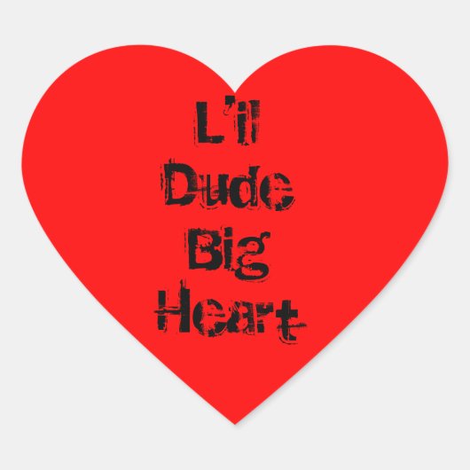 LDBH-Stickers Hart Sticker (Voorkant)