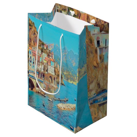 ldp ATRANI.- Amalfi Coast - Medium Cadeauzakje (Voorkant Gekanteld)