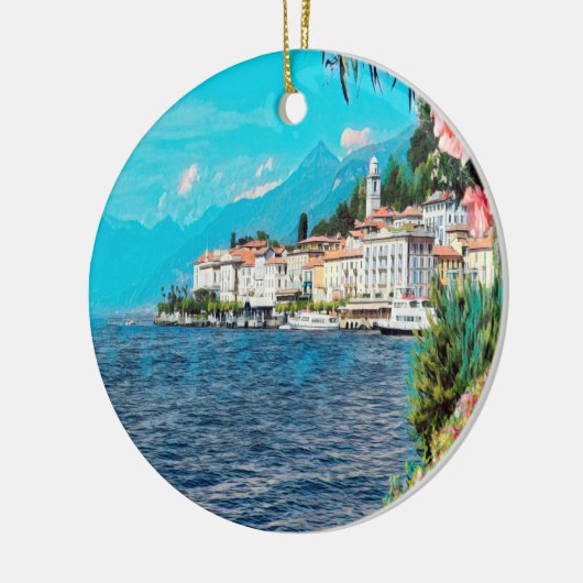 ldp BELLAGIO - Lake Como - Keramisch Ornament (Links)