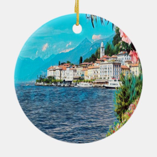 ldp BELLAGIO - Lake Como - Keramisch Ornament (Achterkant)