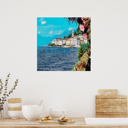 ldp BELLAGIO - Lake Como - Poster (Keuken)