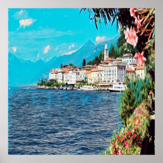 ldp BELLAGIO - Lake Como - Poster (Voorkant)