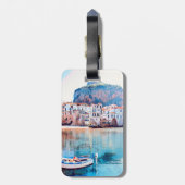 ldp CEFALISO - Sicilië - strand - panorama Bagagelabel (Achterkant verticaal)