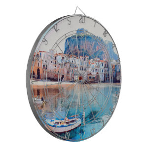 ldp CEFALTON - Sicilië - strand - panorama Dartbord