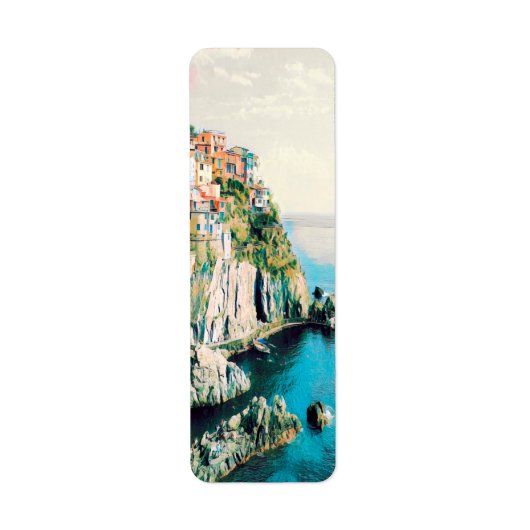 ldp Cinque Terre - Manarola Etiket (Voorkant)