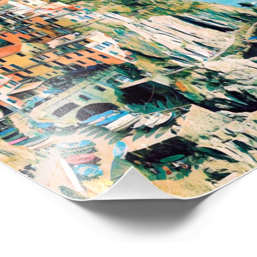 ldp Cinque Terre - Manarola Foto Afdruk (Hoek)