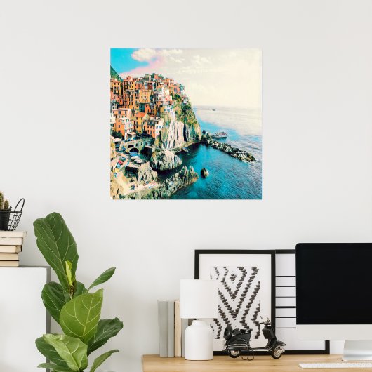 ldp Cinque Terre - Manarola Poster (Thuiskantoor)