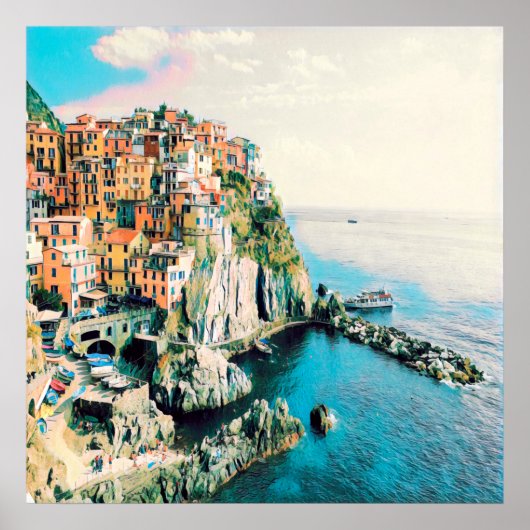 ldp Cinque Terre - Manarola Poster (Voorkant)
