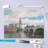 ldp London - WESTMINSTER end bridge - panorama - Tissuepapier (Craft)