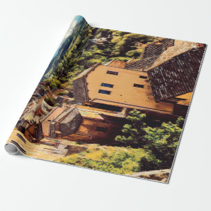 ldp MONTEPULCIANO - stad - panorama - Cadeaupapier