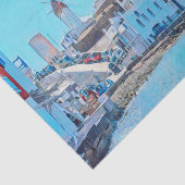 ldp MYKONOS - uitzicht van het zee van de windmole Tissuepapier (Detail)