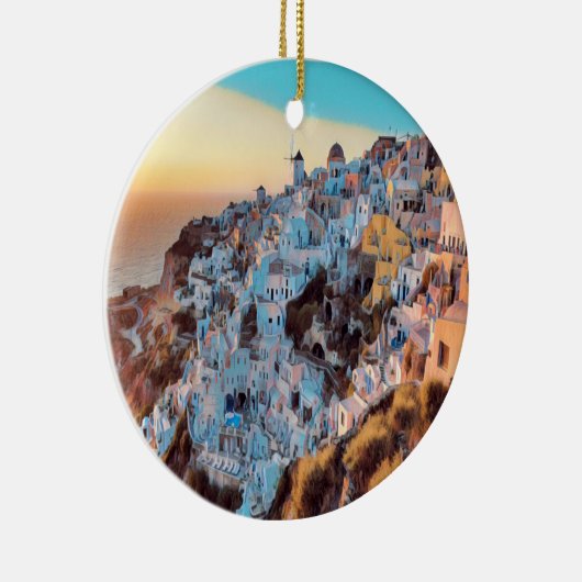 ldp OIA - sunset - Keramisch Ornament (Rechts)