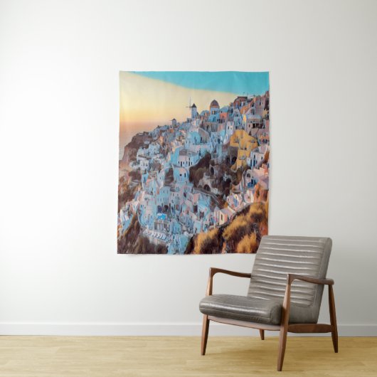 ldp OIA - sunset - Wandkleed (In situ)