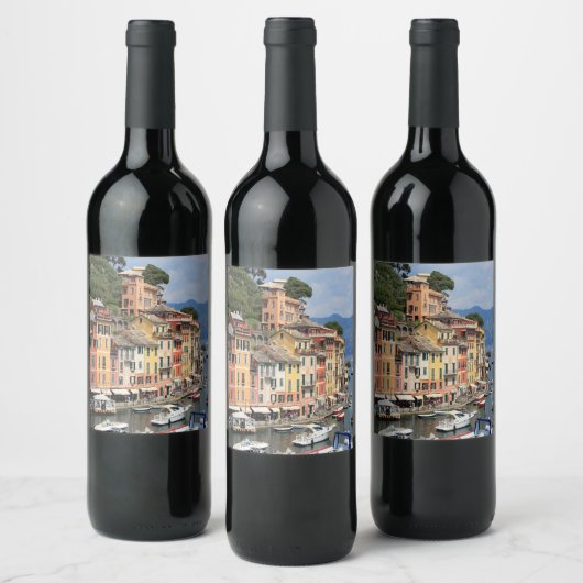 ldp PORTOFINO - Beste Uitzicht.j Wijn Etiket (Flessen)