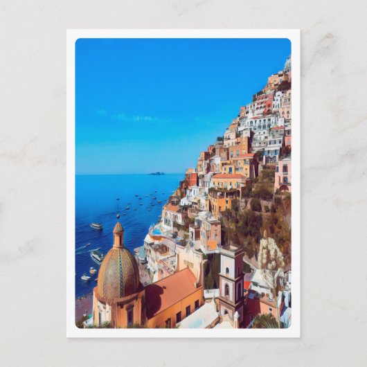 ldp POSITANO - Amalfi Coast - Panorama Briefkaart (Voorkant)