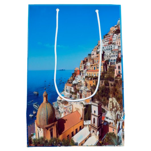 ldp POSITANO - Amalfi Coast - Panorama Medium Cadeauzakje (Achterkant)