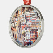 ldp POSITANO - stad - kerk Santa Maria Assunta - Metalen Ornament (Links)