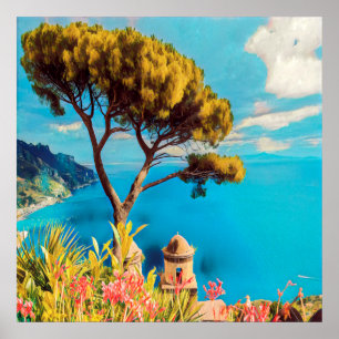 ldp RAVELLO - De tuin van Villa Rufolo Poster