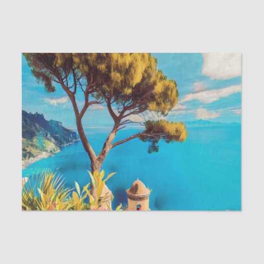 ldp RAVELLO - De tuin van Villa Rufolo Tissuepapier (Voorkant)