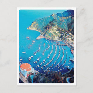 ldp SANTA CATALINA Island - Californië - haven Briefkaart