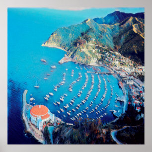 ldp SANTA CATALINA Island - Californië - haven Poster