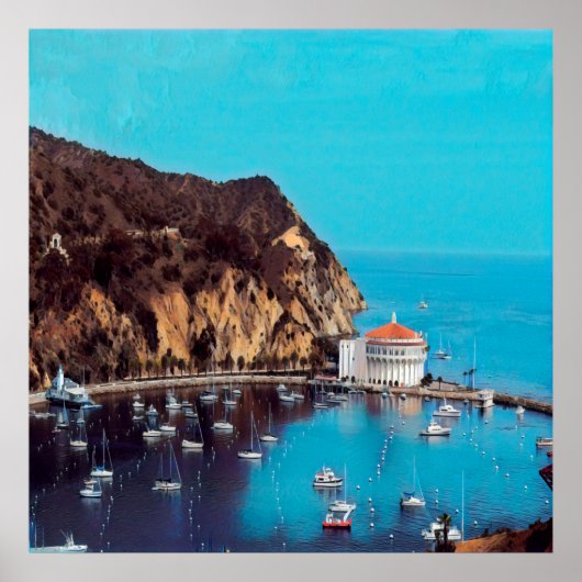 ldp SANTA CATALINA ISLAND - haven - Poster (Voorkant)