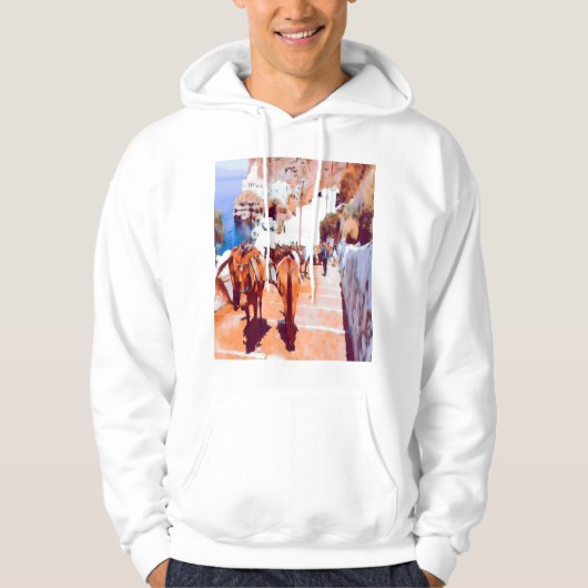ldp SANTORINI - Donkey trail - Fira - Hoodie (Voorkant)