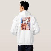 ldp SANTORINI - Donkey trail - Fira - Hoodie (Achterkant volledig)