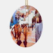 ldp SANTORINI - Donkey trail - Fira - Keramisch Ornament (Rechts)