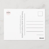 ldp SANTORINI - panorama - van nacht - Briefkaart (Achterkant)
