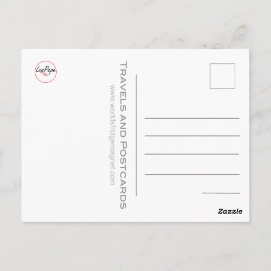ldp SANTORINI - panorama - van nacht - Briefkaart (Achterkant)