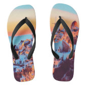 ldp SANTORINI - panorama - van nacht - Teenslippers (Voetbed)